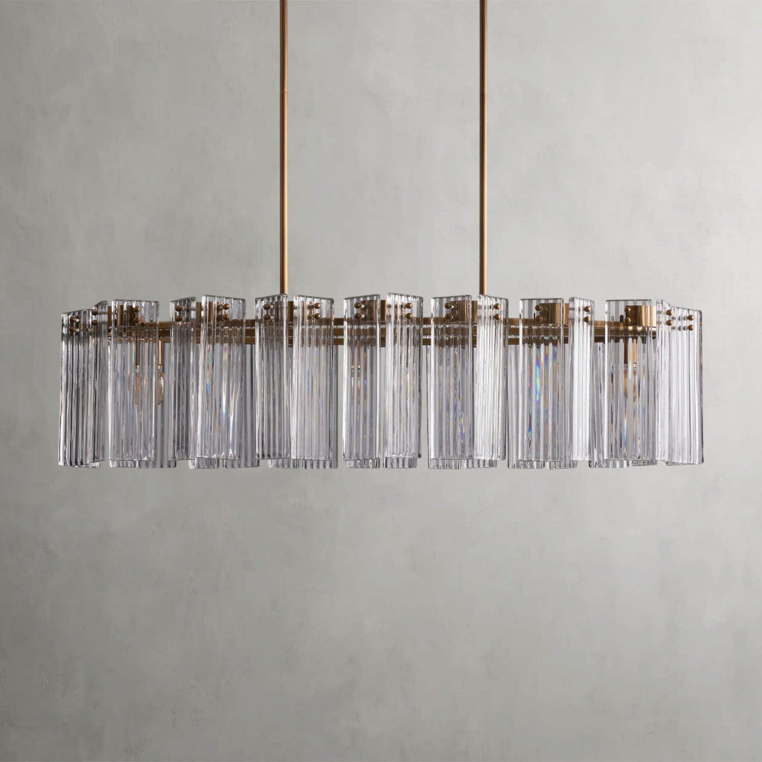 Delsie Oval Chandelier 51", 63", 72"
